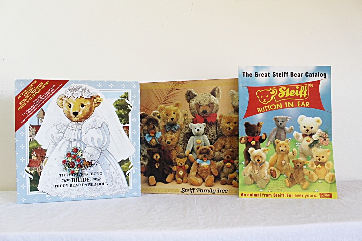 Steiff Bride Teddy Bear Doll, 1000-Piece Steiff Puzzle, Catalog