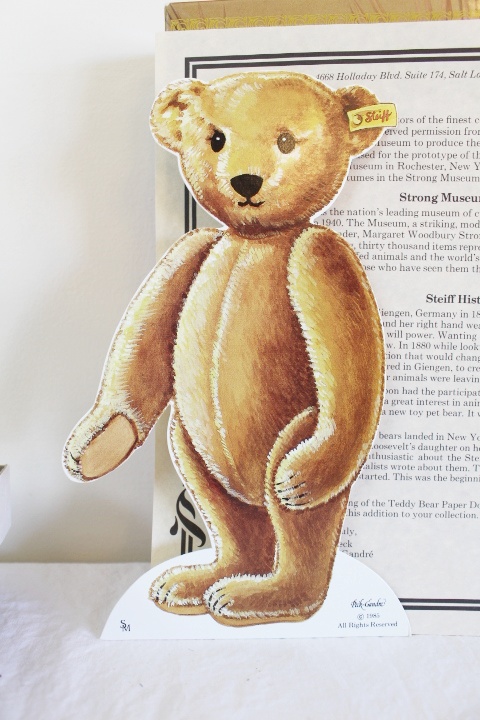 Steiff Bride Teddy Bear Doll, 1000-Piece Steiff Puzzle, Catalog