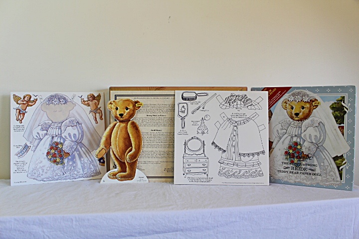 Steiff Bride Teddy Bear Doll, 1000-Piece Steiff Puzzle, Catalog