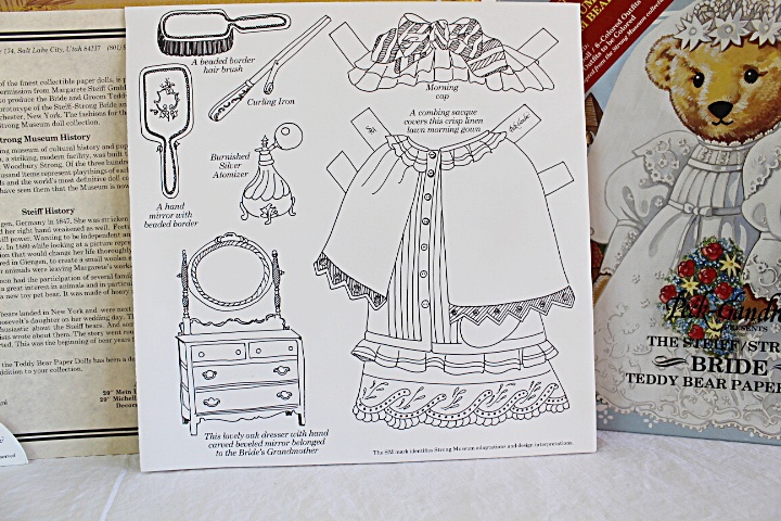 Steiff Bride Teddy Bear Doll, 1000-Piece Steiff Puzzle, Catalog