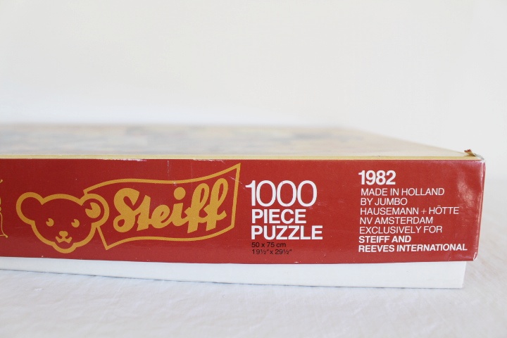 Steiff Bride Teddy Bear Doll, 1000-Piece Steiff Puzzle, Catalog