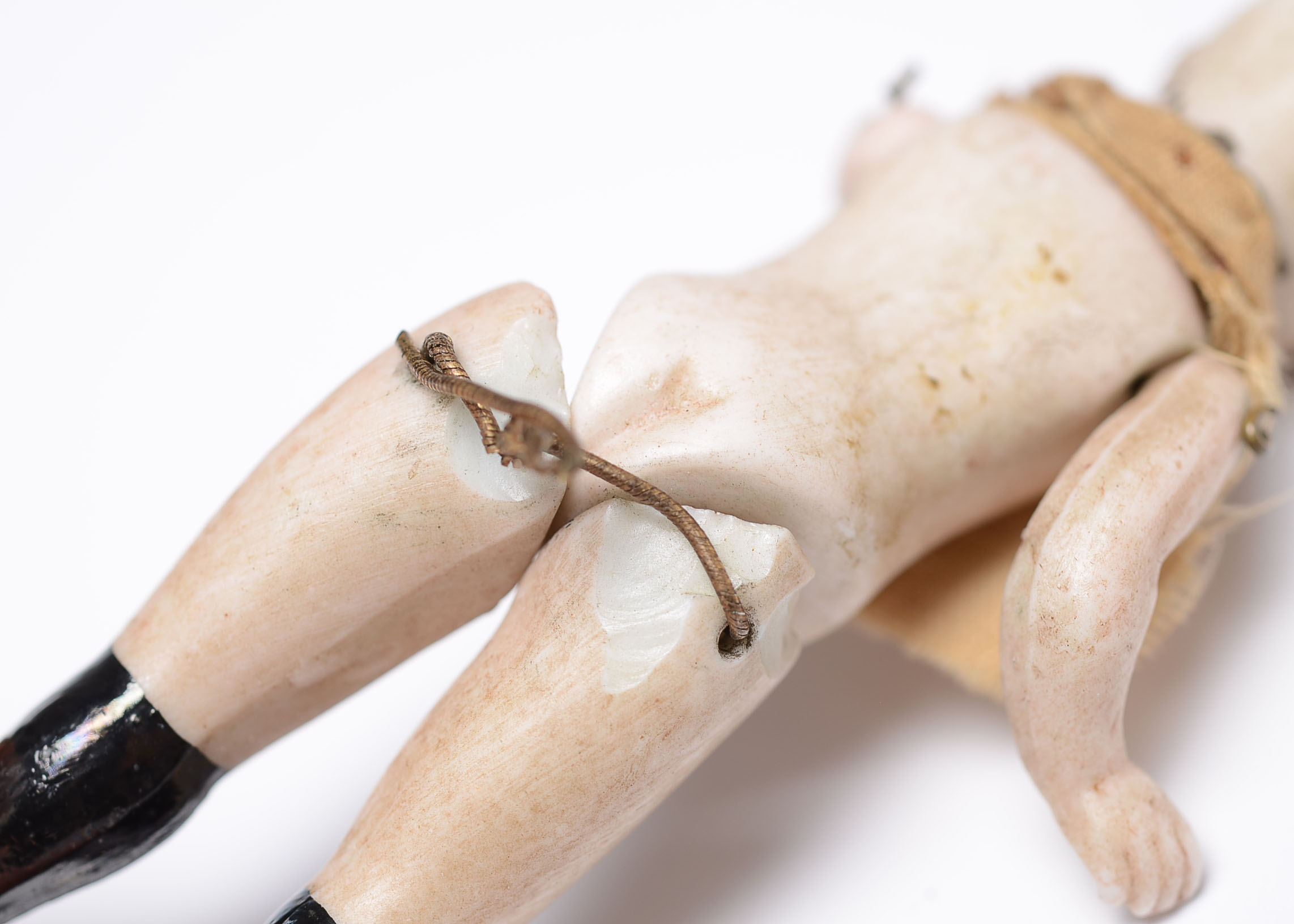 Vintage Glass Paperweight Miniature Doll and Cameo Lot