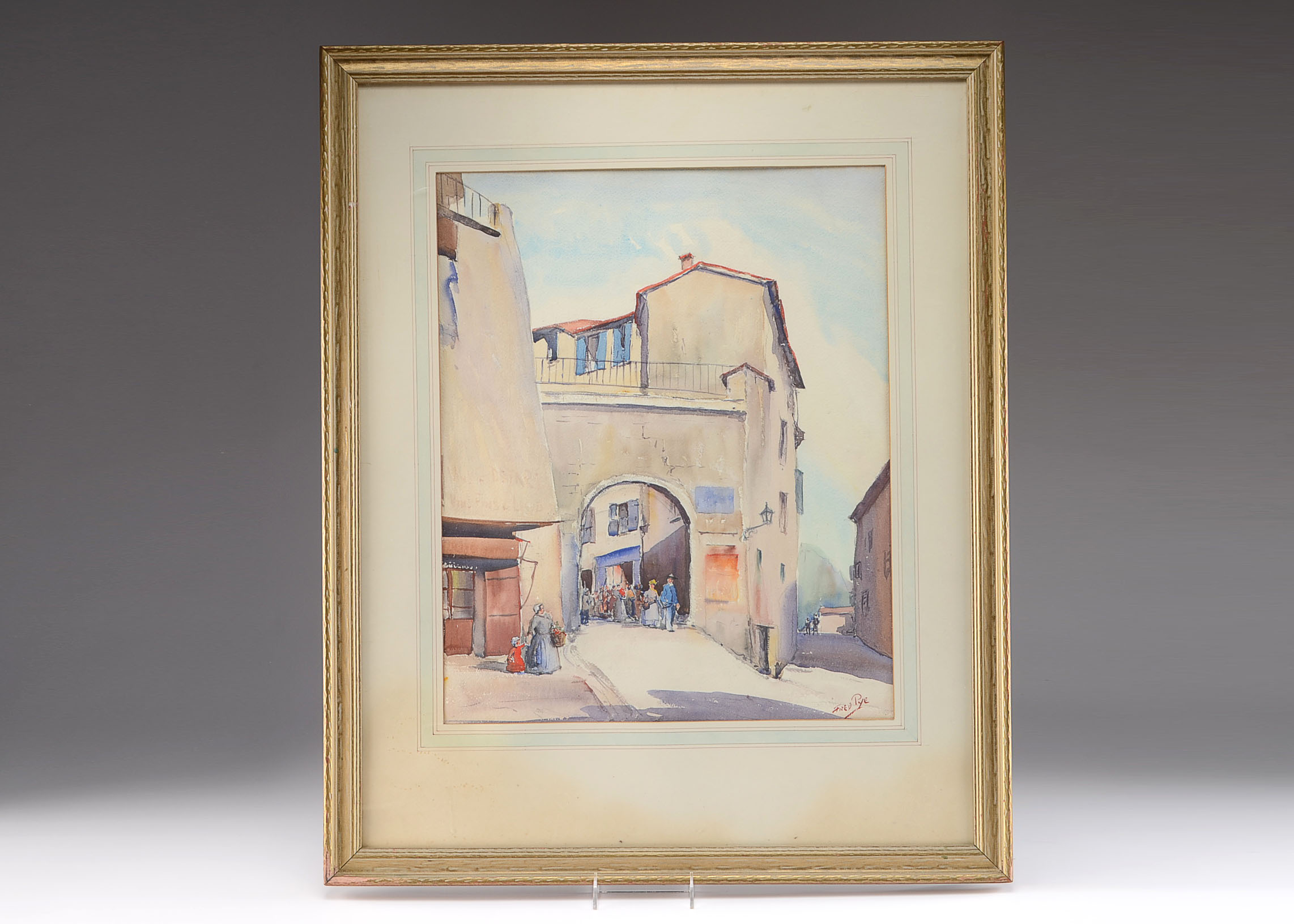 Original Fred Pye Watercolor on Paper Painting