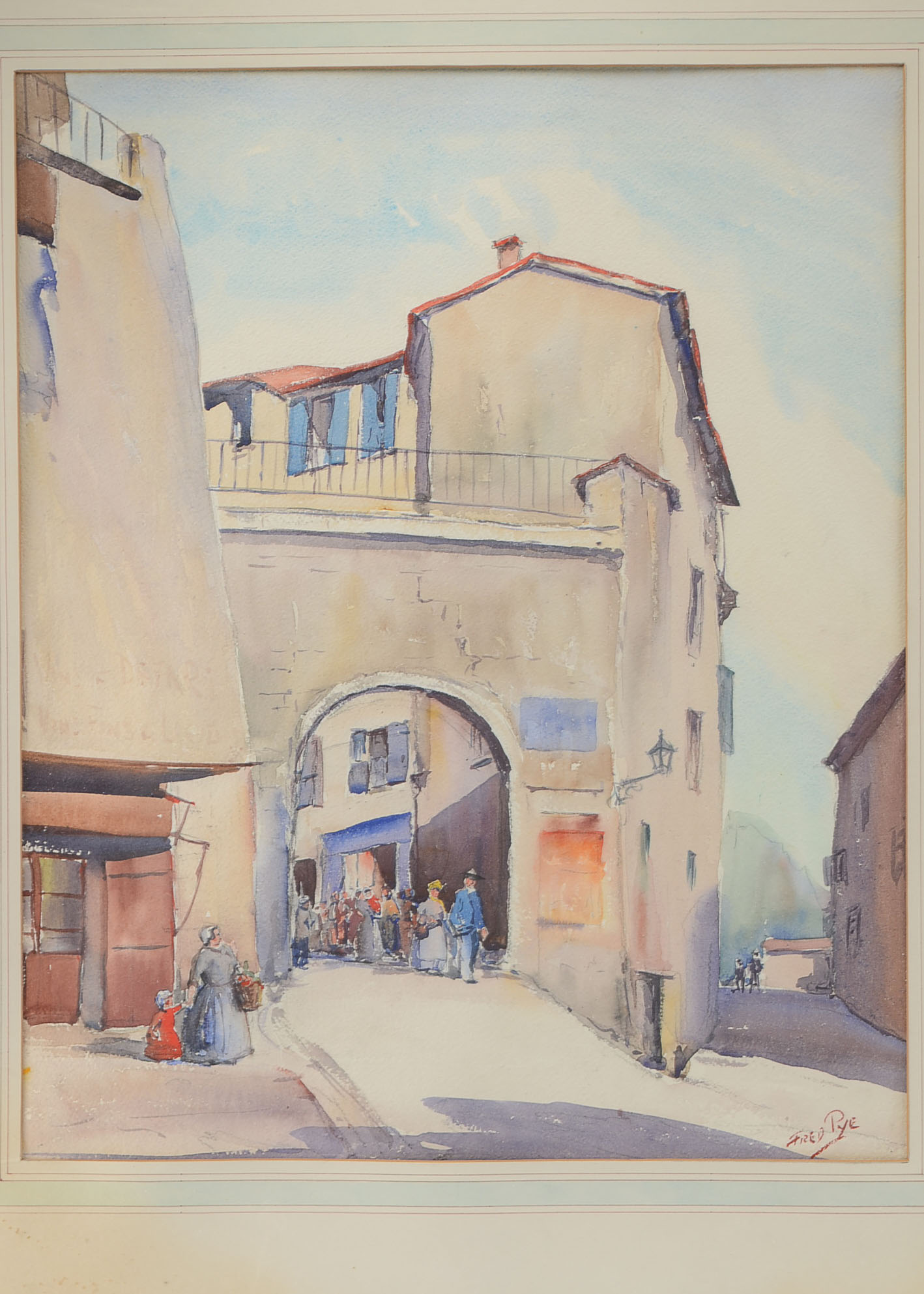 Original Fred Pye Watercolor on Paper Painting