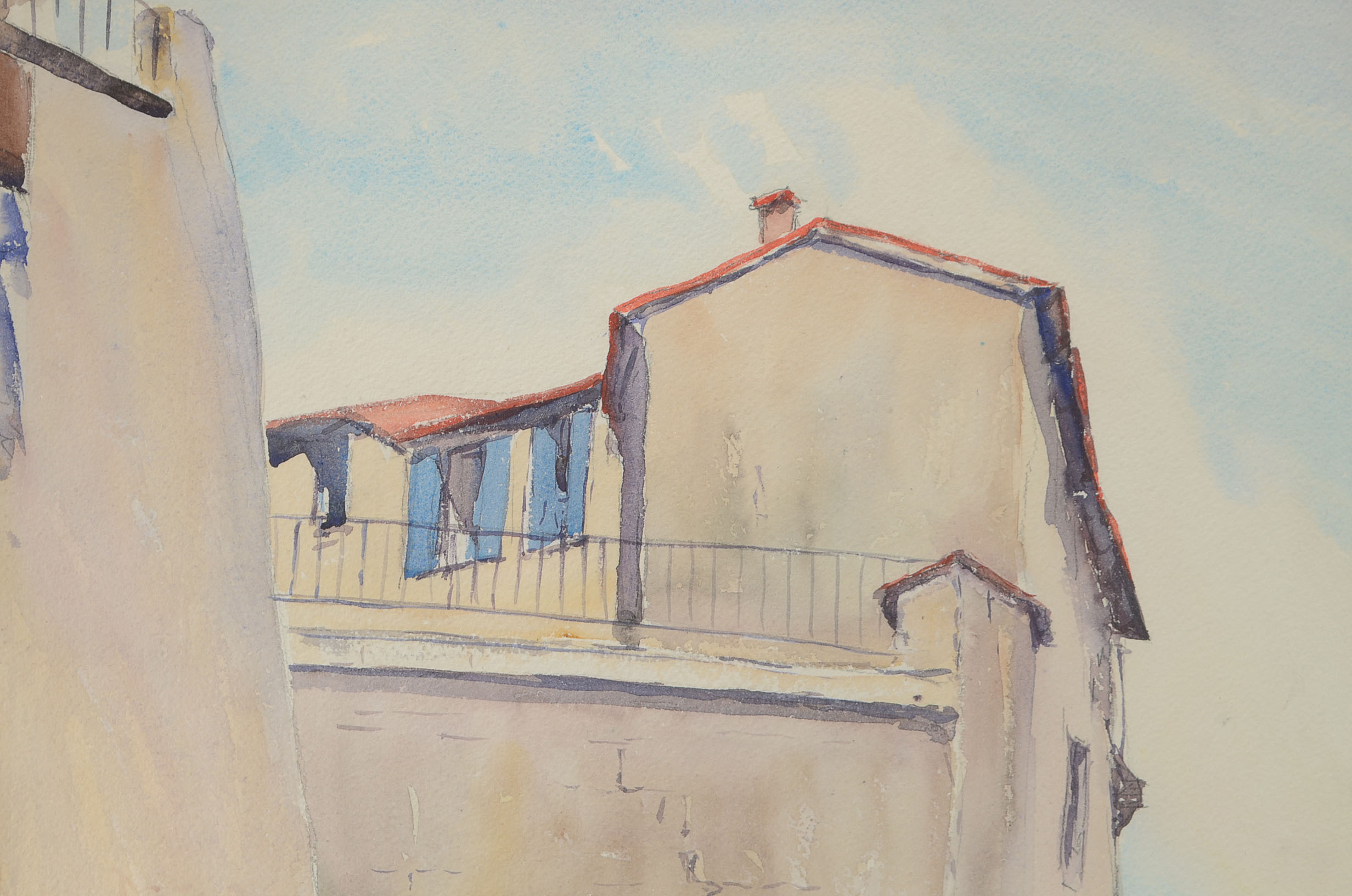 Original Fred Pye Watercolor on Paper Painting