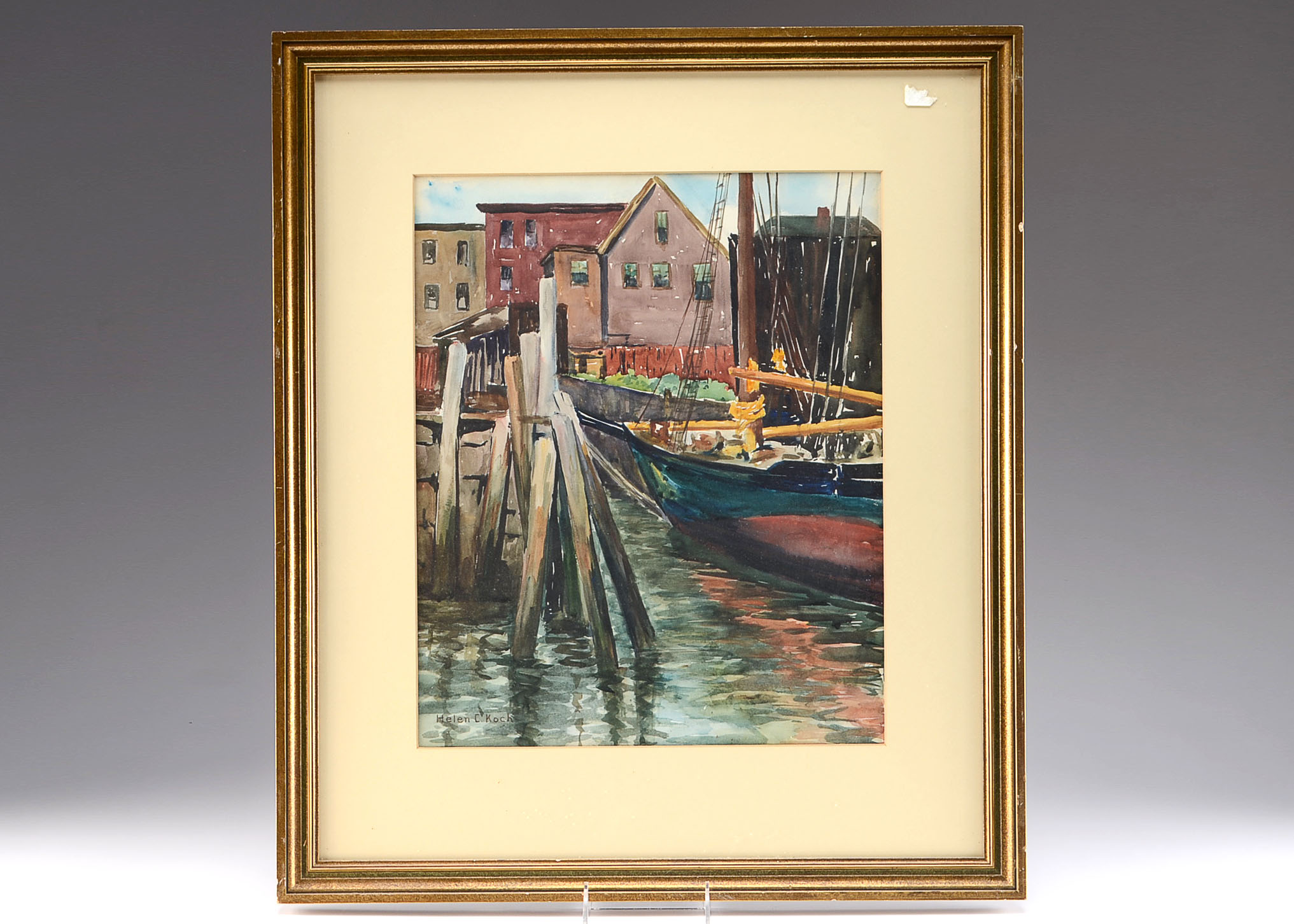 Original Helen C. Koch Watercolor on Paper Painting