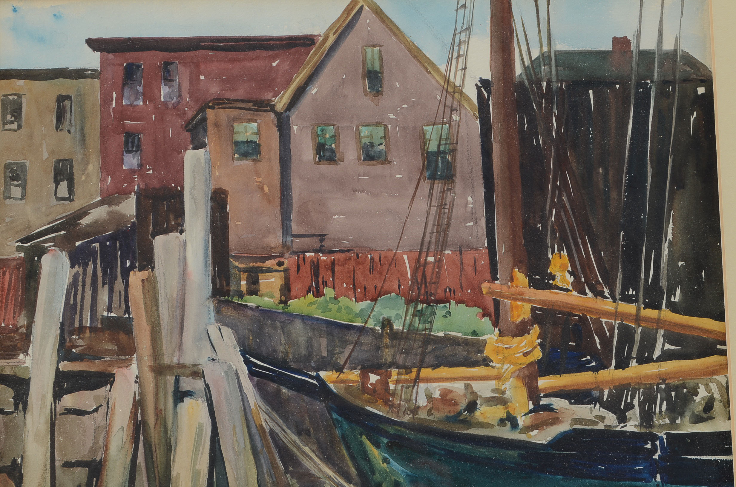 Original Helen C. Koch Watercolor on Paper Painting