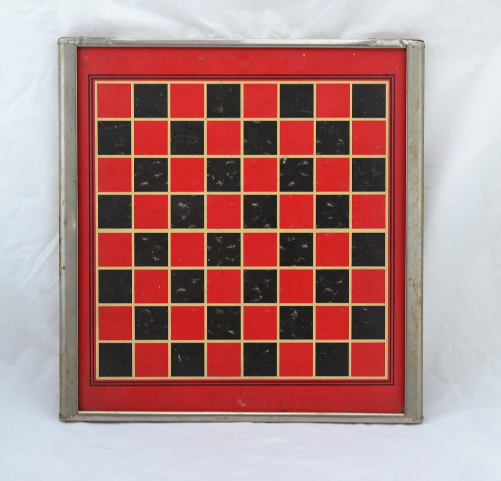 Vintage 1950s San Loo Chinese Checker Board with Storage