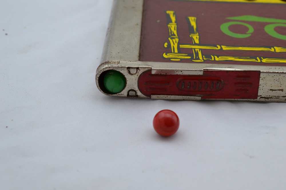 Vintage 1950s San Loo Chinese Checker Board with Storage