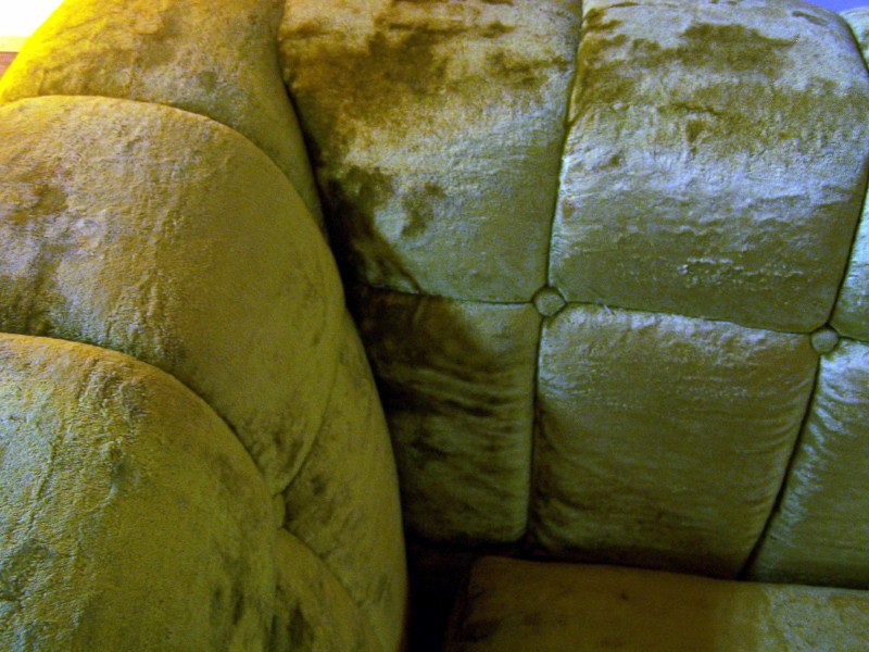 International Furniture Plush Vintage Sectional Sofa