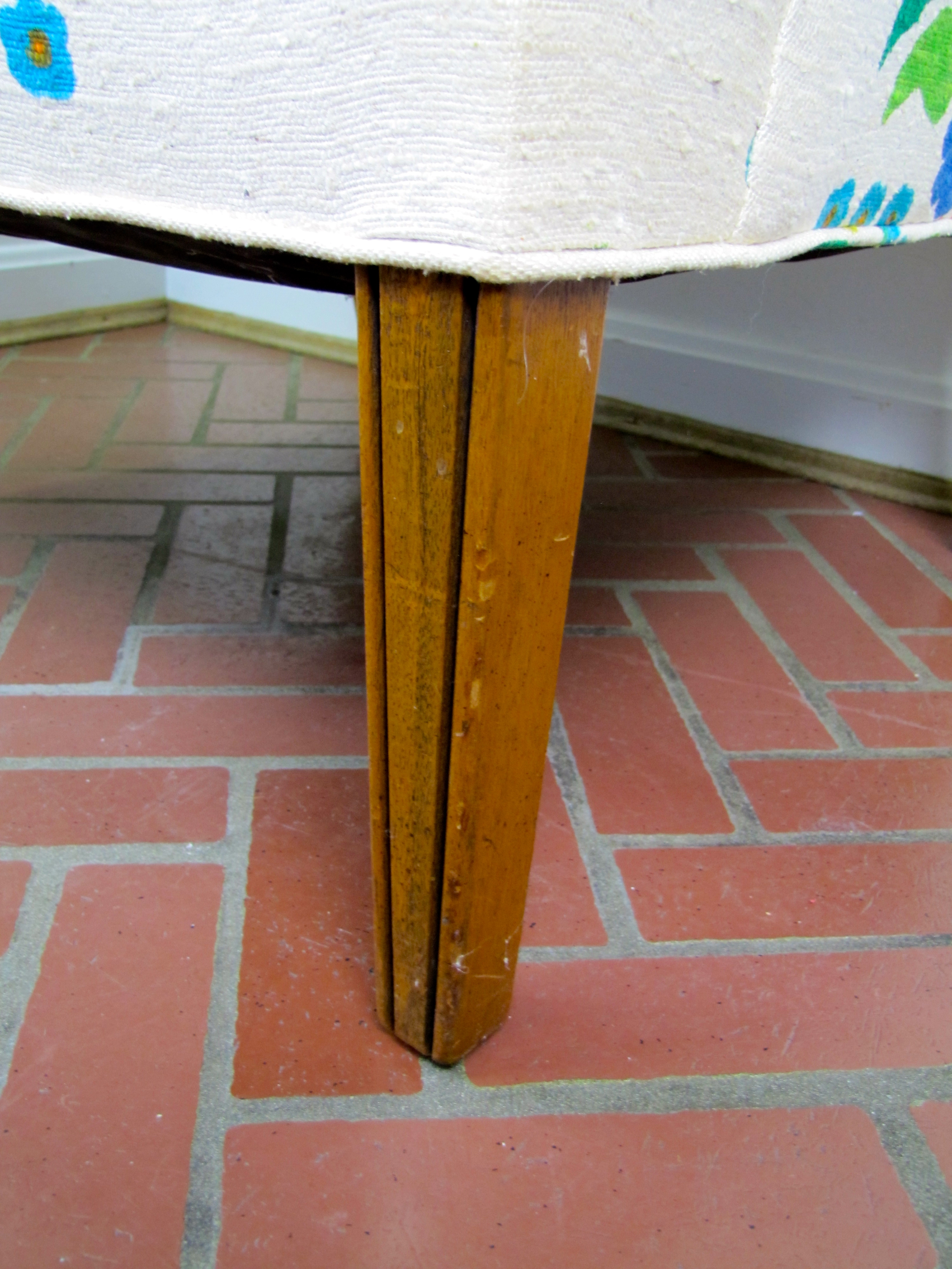 Floral Wingback Chair