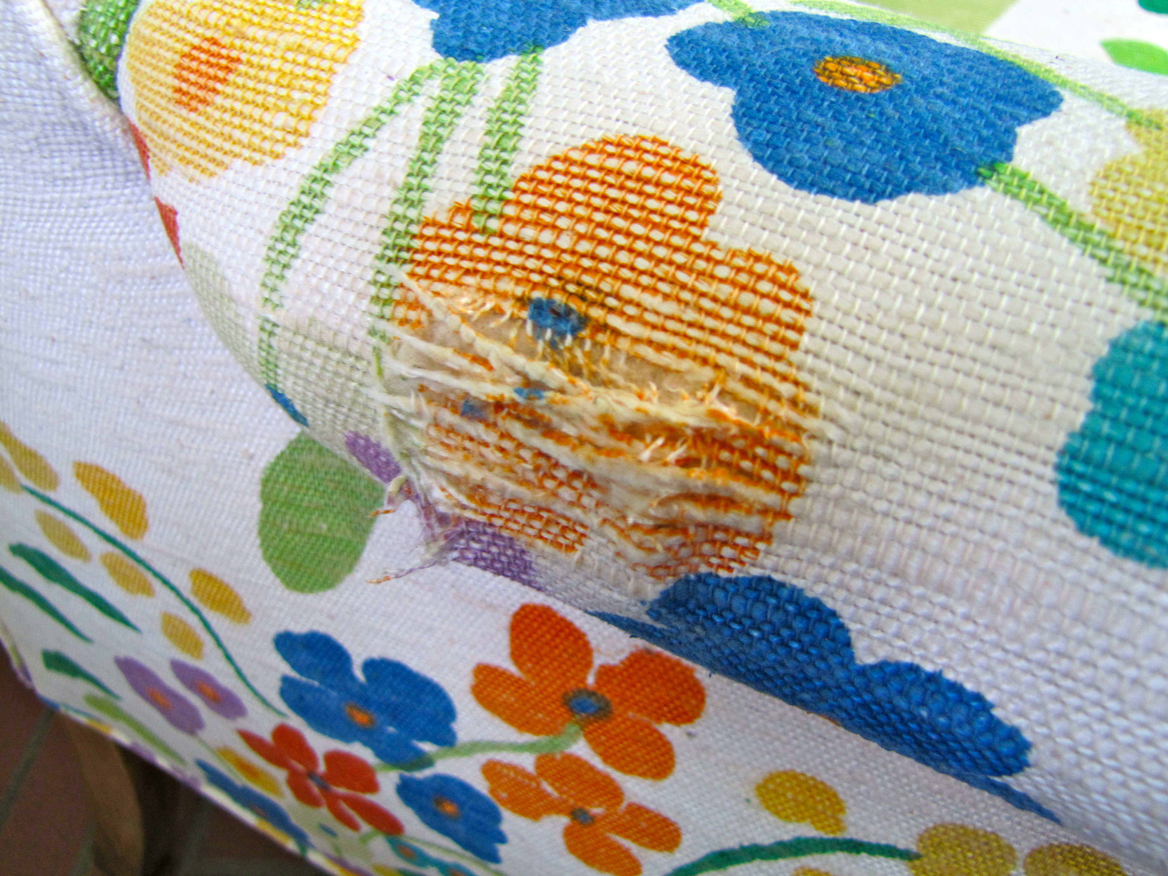 Floral Wingback Chair