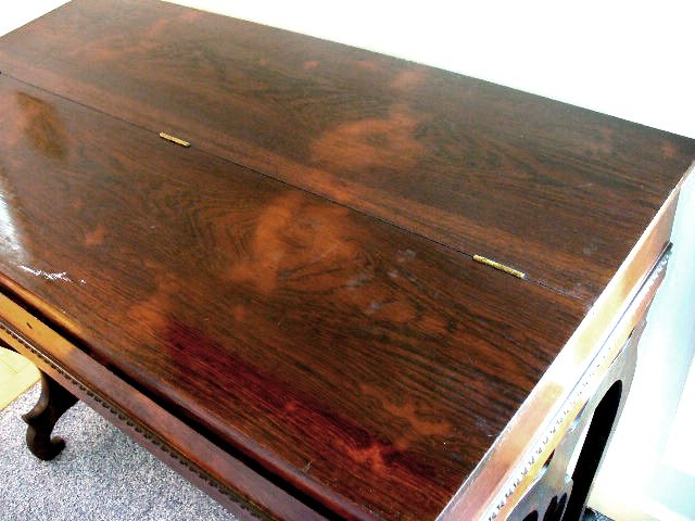 Circa 1860 Antique Rosewood Treat Lindsey & Co. Portable Melodeon