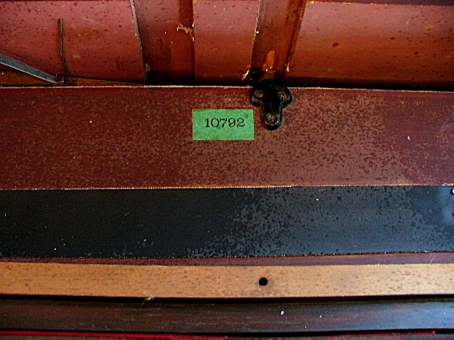 Circa 1860 Antique Rosewood Treat Lindsey & Co. Portable Melodeon