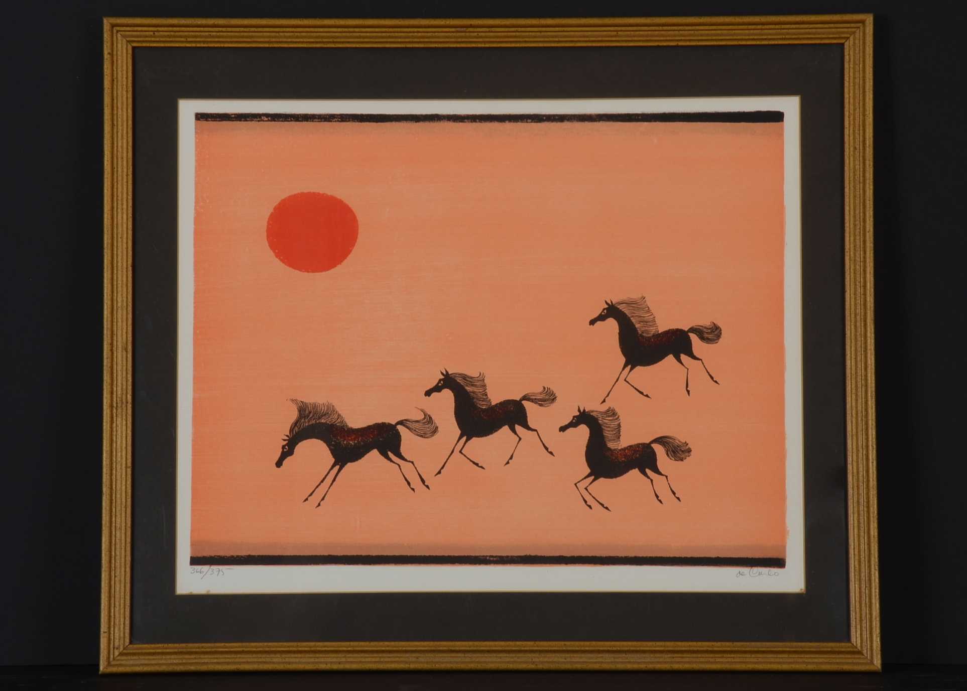 Original Keith de Carlo Lithograph 