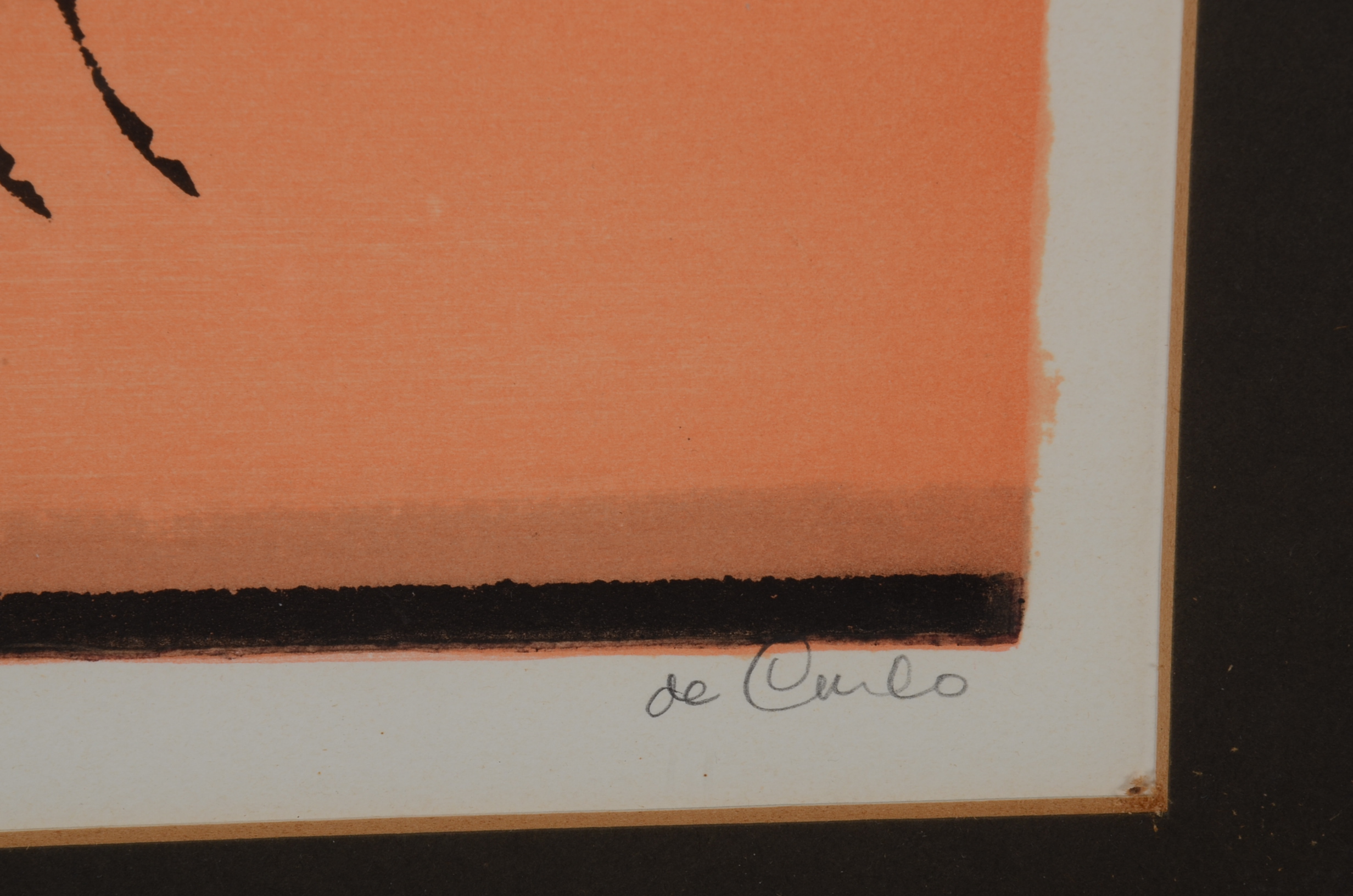 Original Keith de Carlo Lithograph 