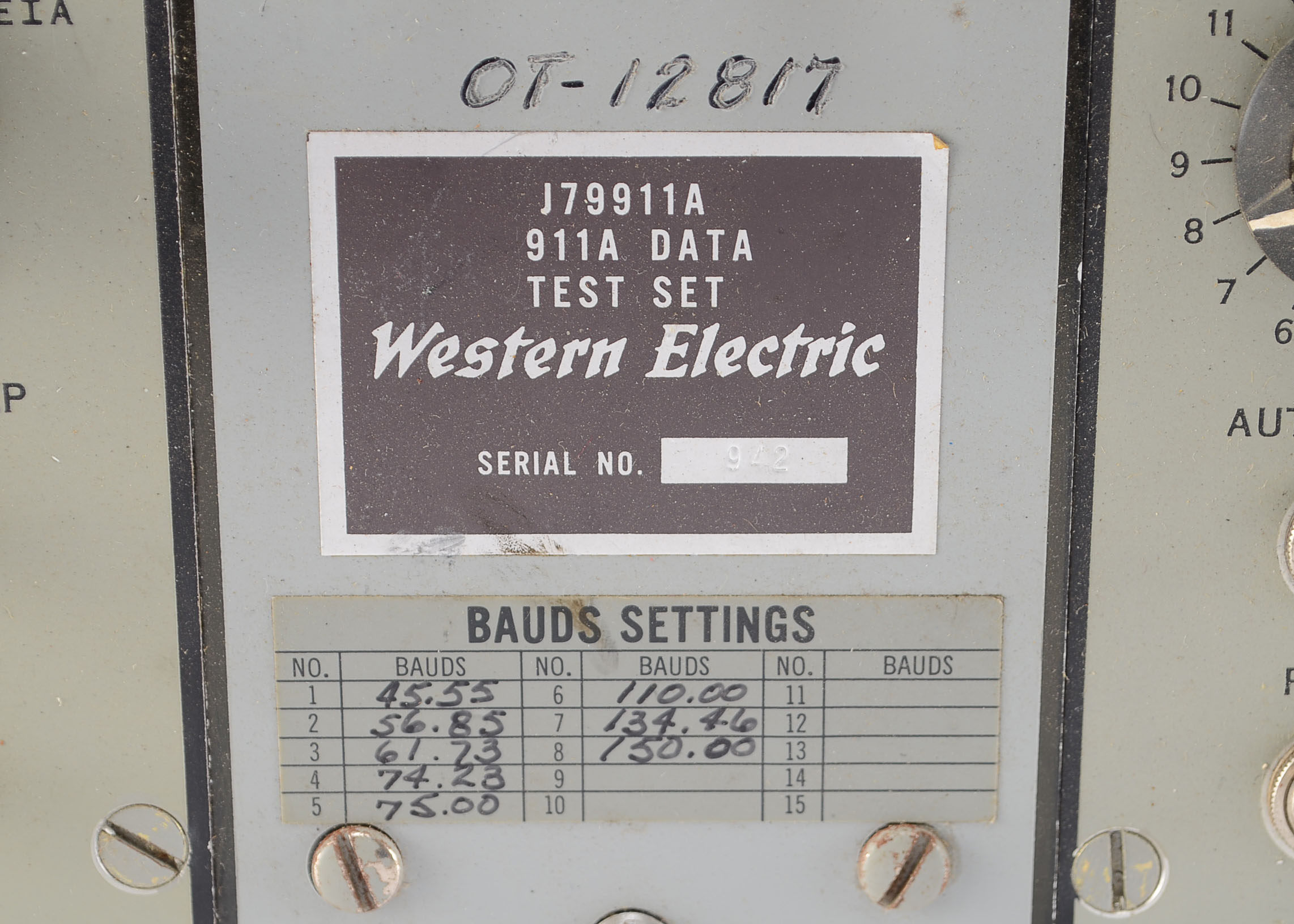 Western Electric Test Phone