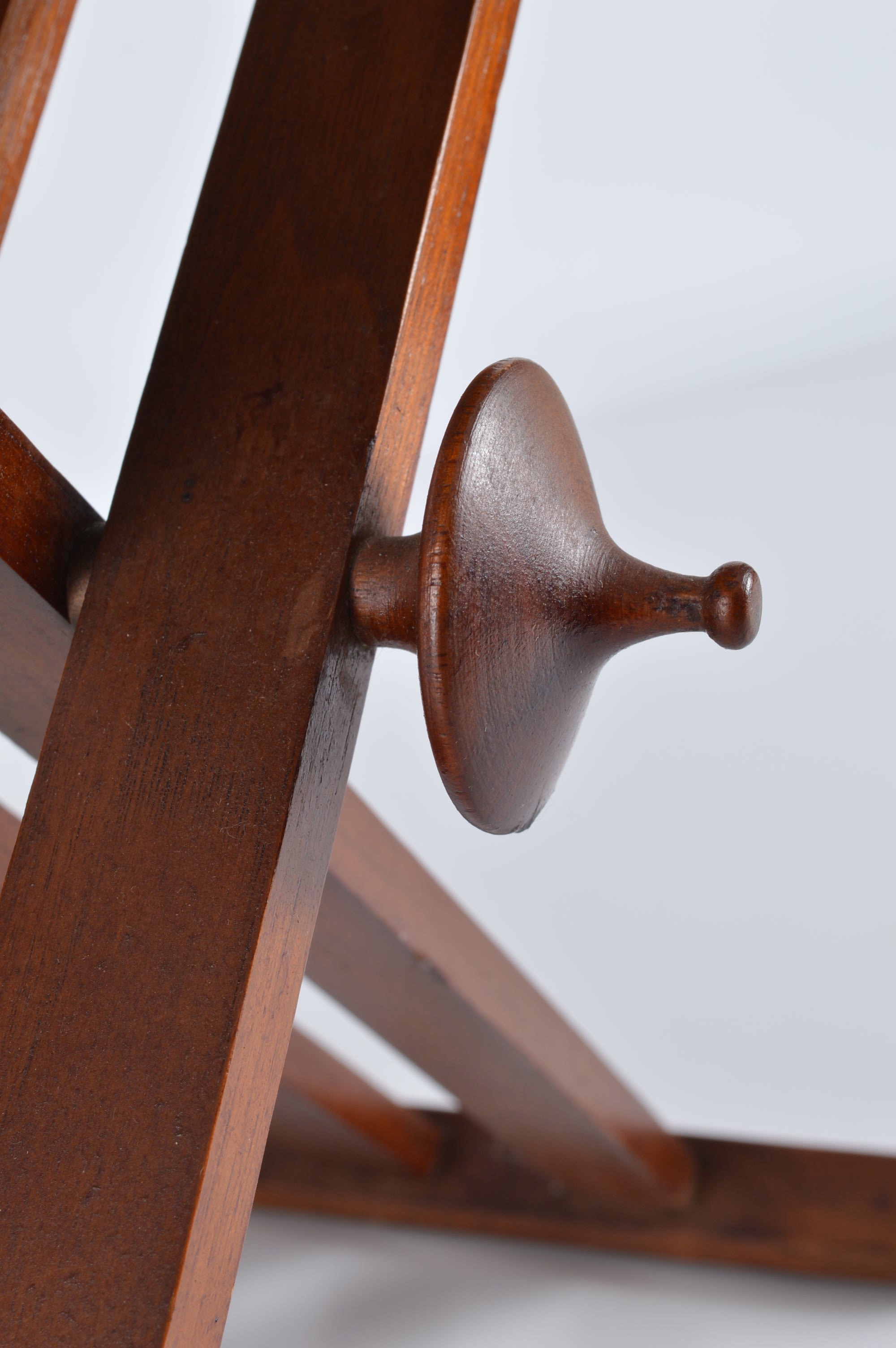 Vintage Walnut X Folding Tray Table