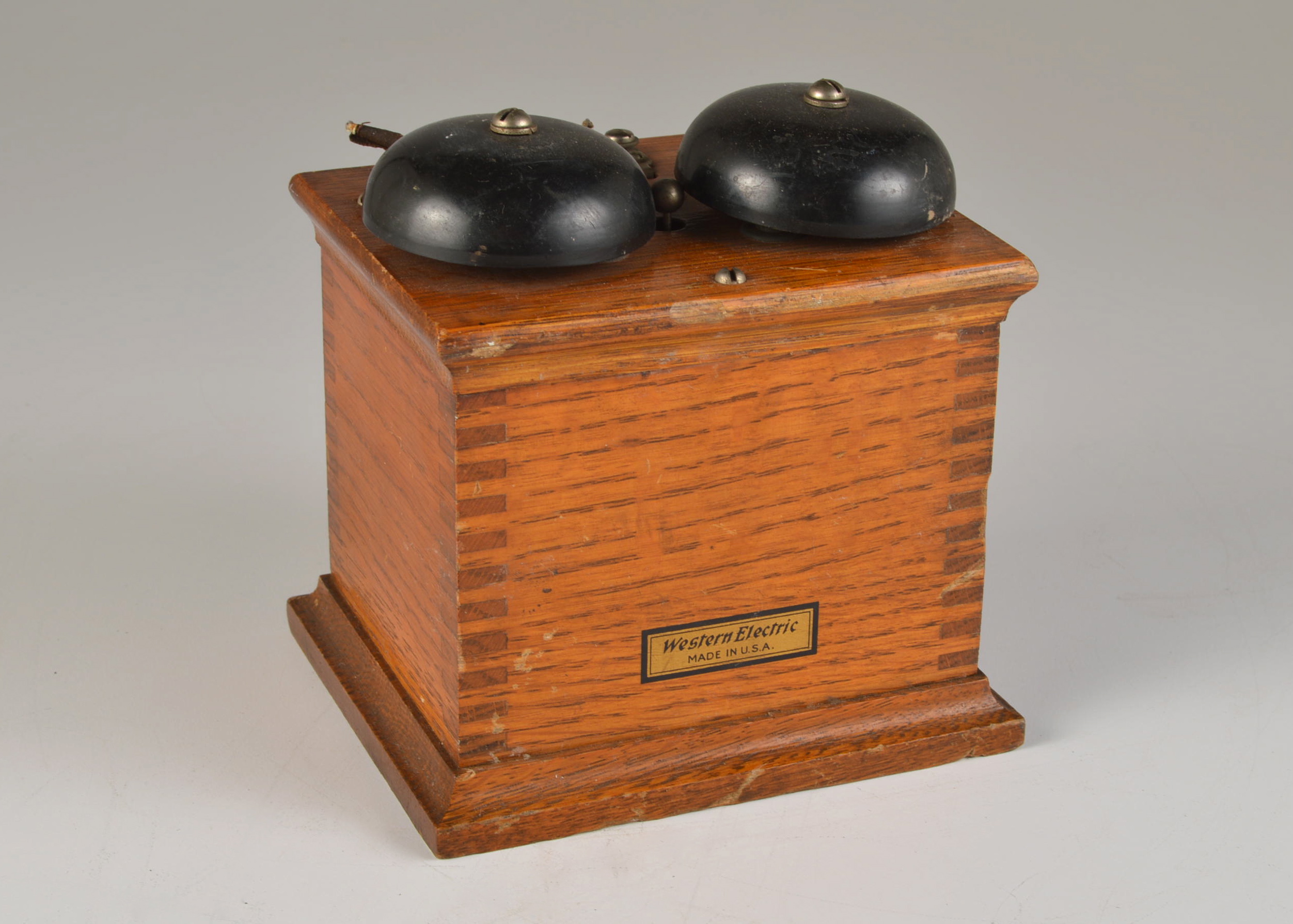 Antique Western Electric Railroad Box in Wooden Case