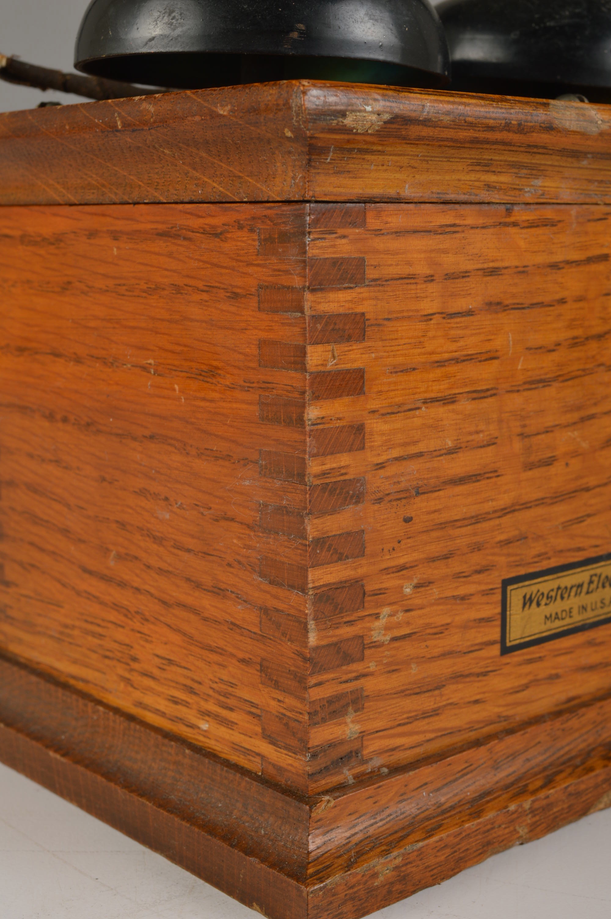 Antique Western Electric Railroad Box in Wooden Case