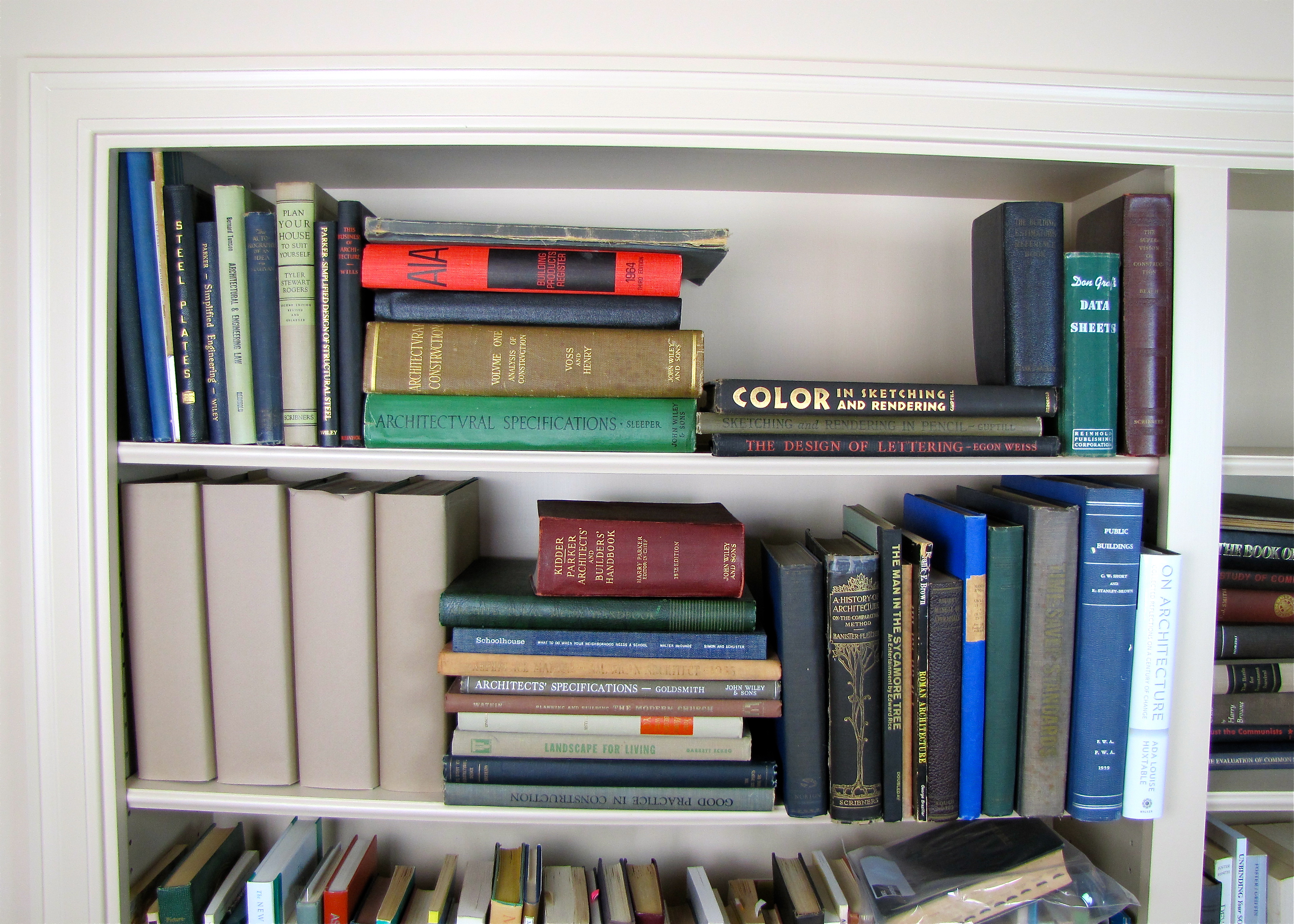 Early to Mid-1900s Architectural Text Books and Manuals