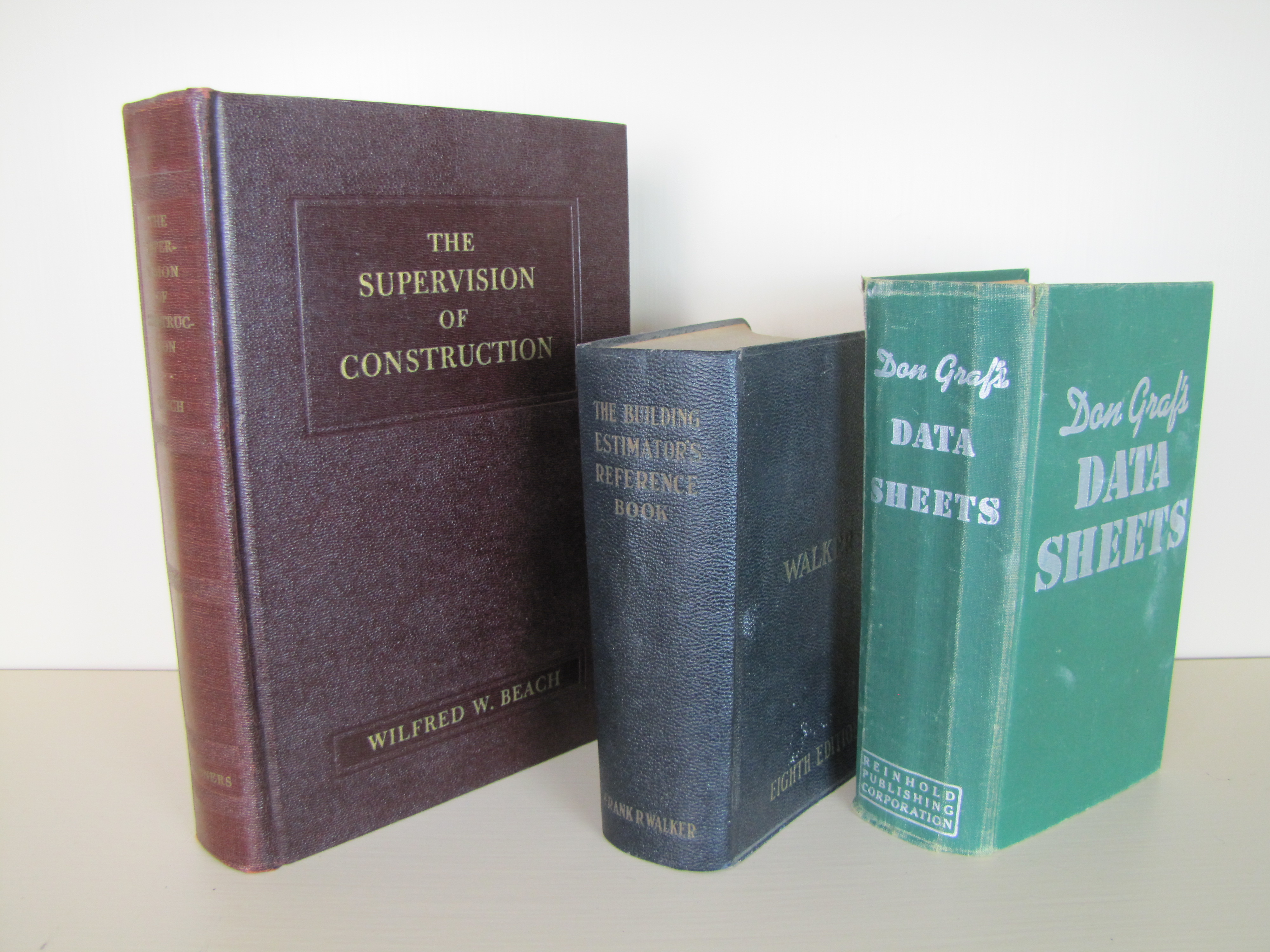 Early to Mid-1900s Architectural Text Books and Manuals