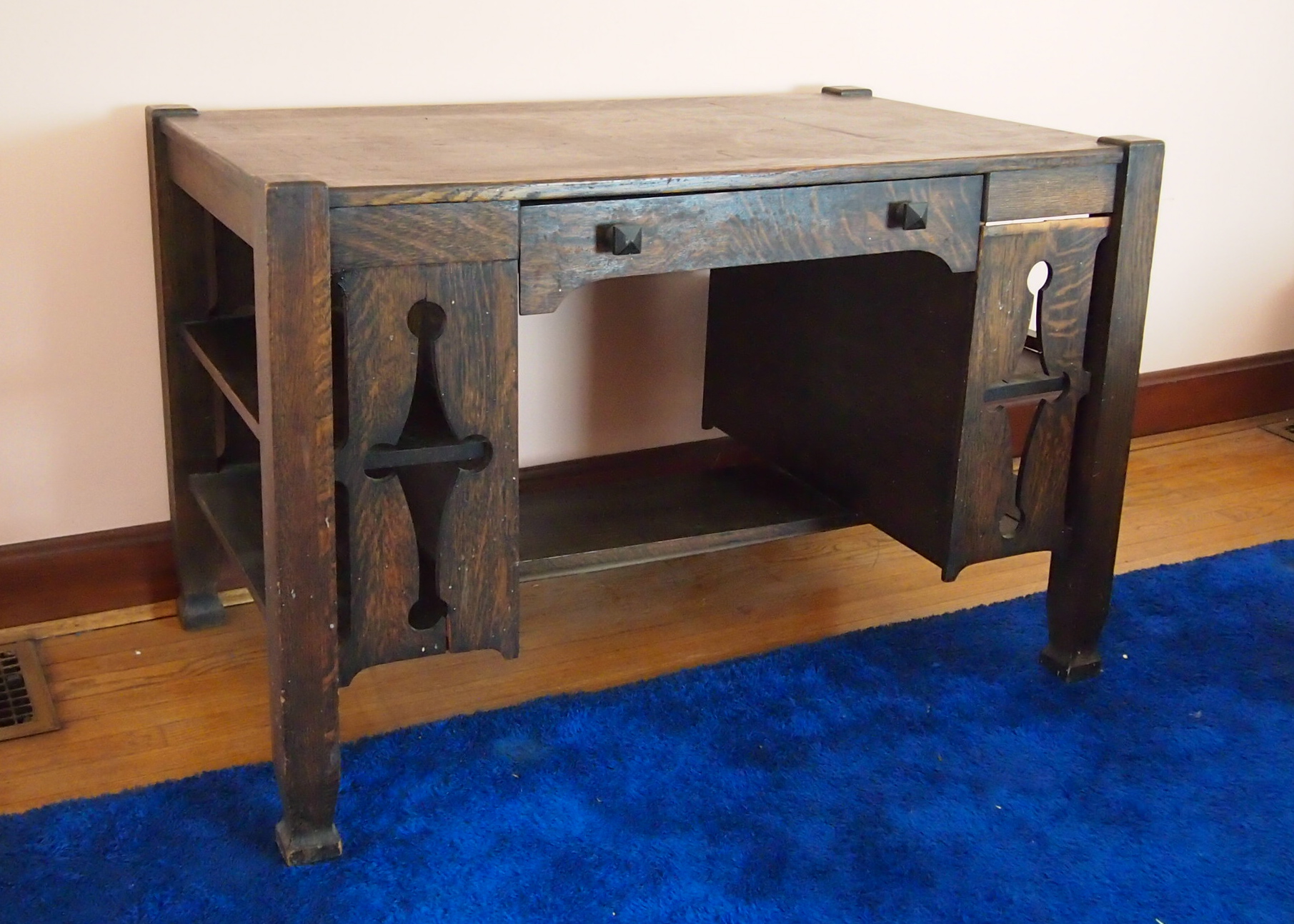 Oak Mission Style Desk