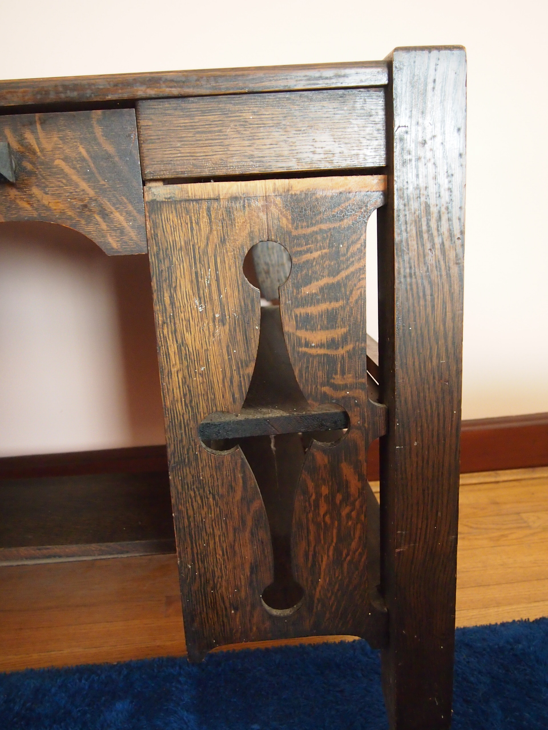 Oak Mission Style Desk