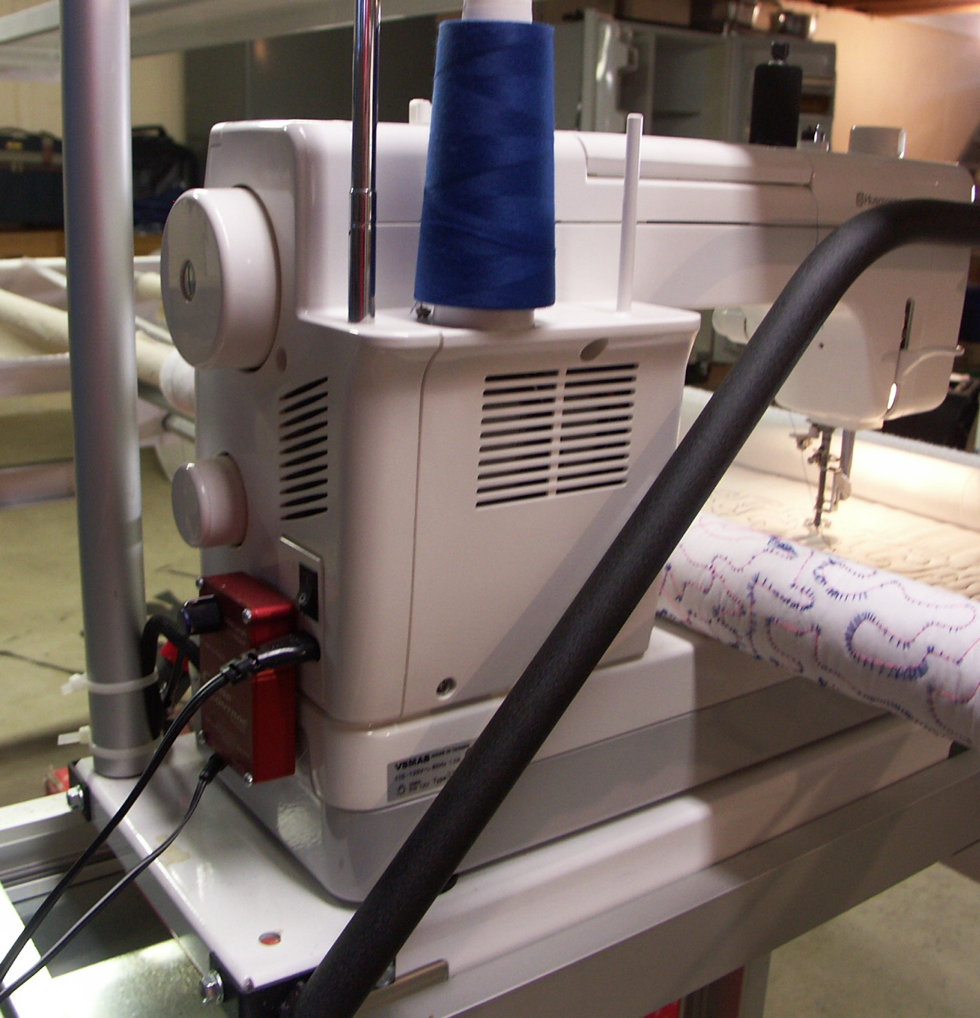 Husqvarna Viking Mega Quilter Machine and Inspira Quilting Frame