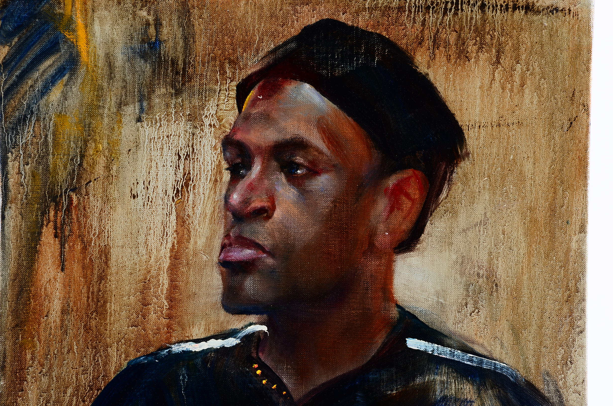 Dr. Wesley Kime Oil Painting on Canvas Wrapped Academy Board