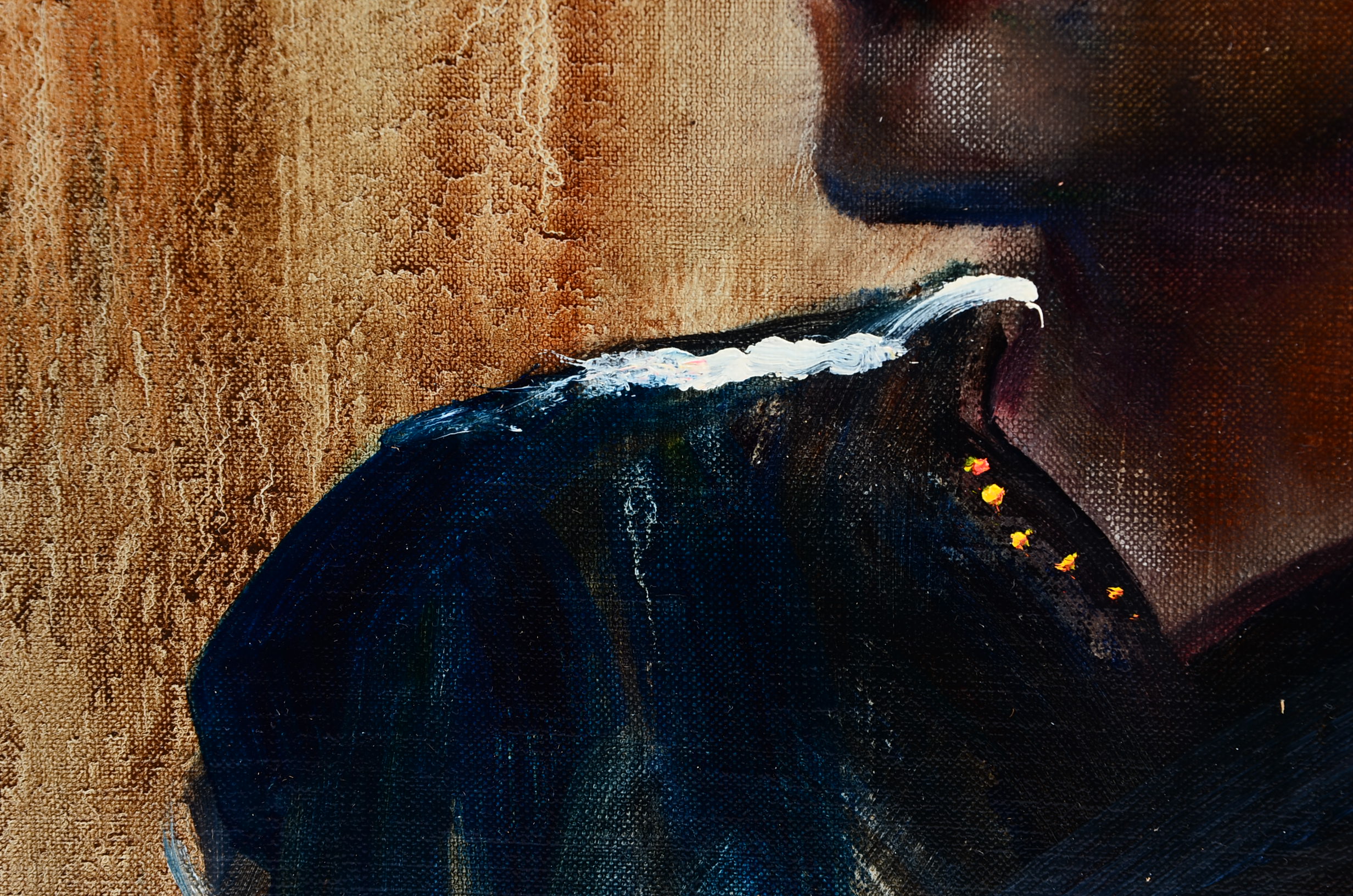 Dr. Wesley Kime Oil Painting on Canvas Wrapped Academy Board