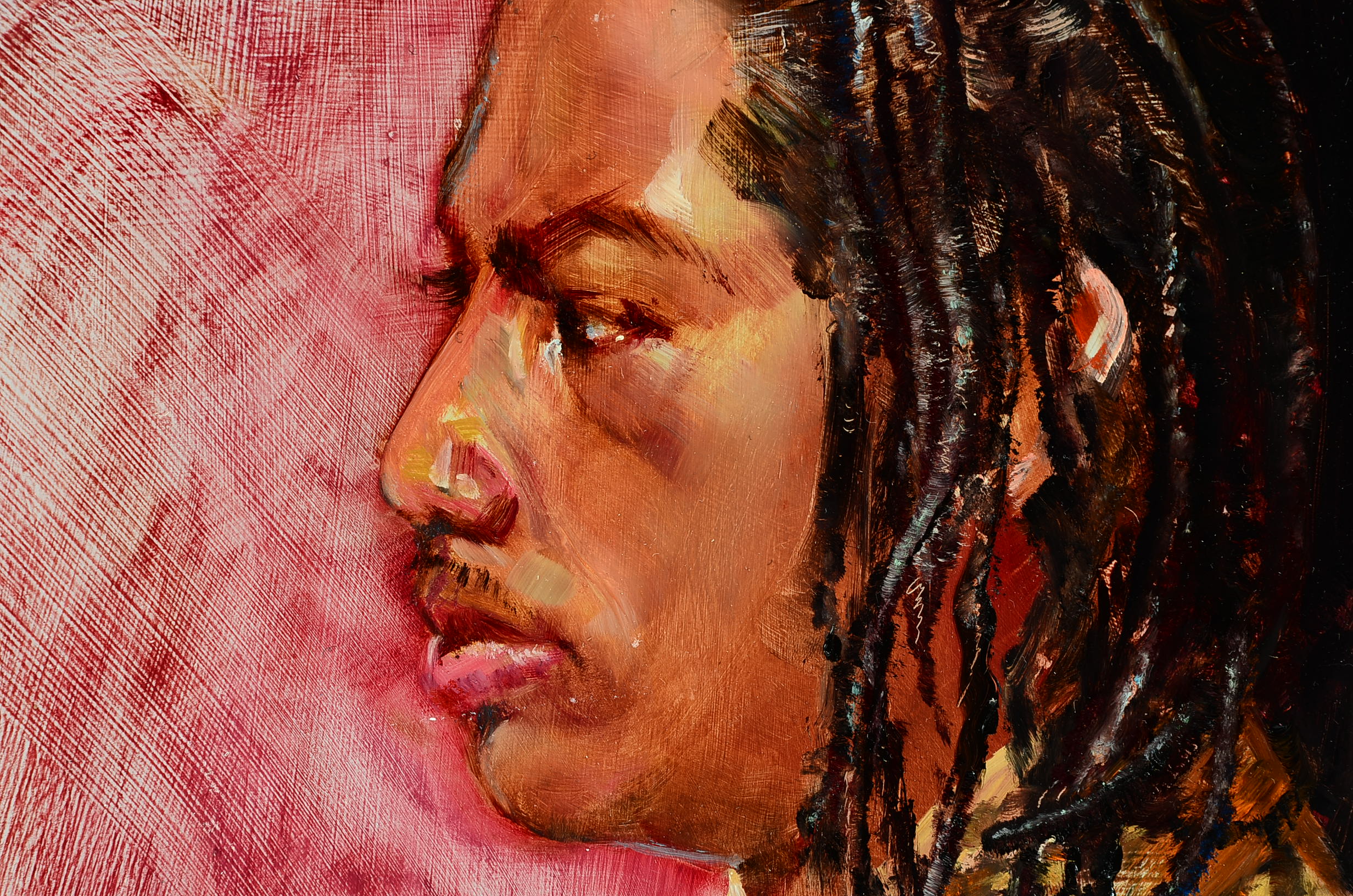 Original Dr. Wesley Kime Oil on Academy Board