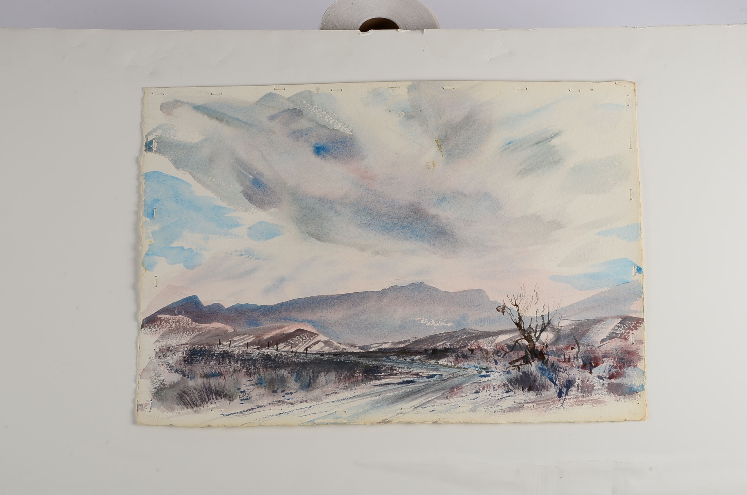 Dr. Wesley Kime Watercolor on Paper