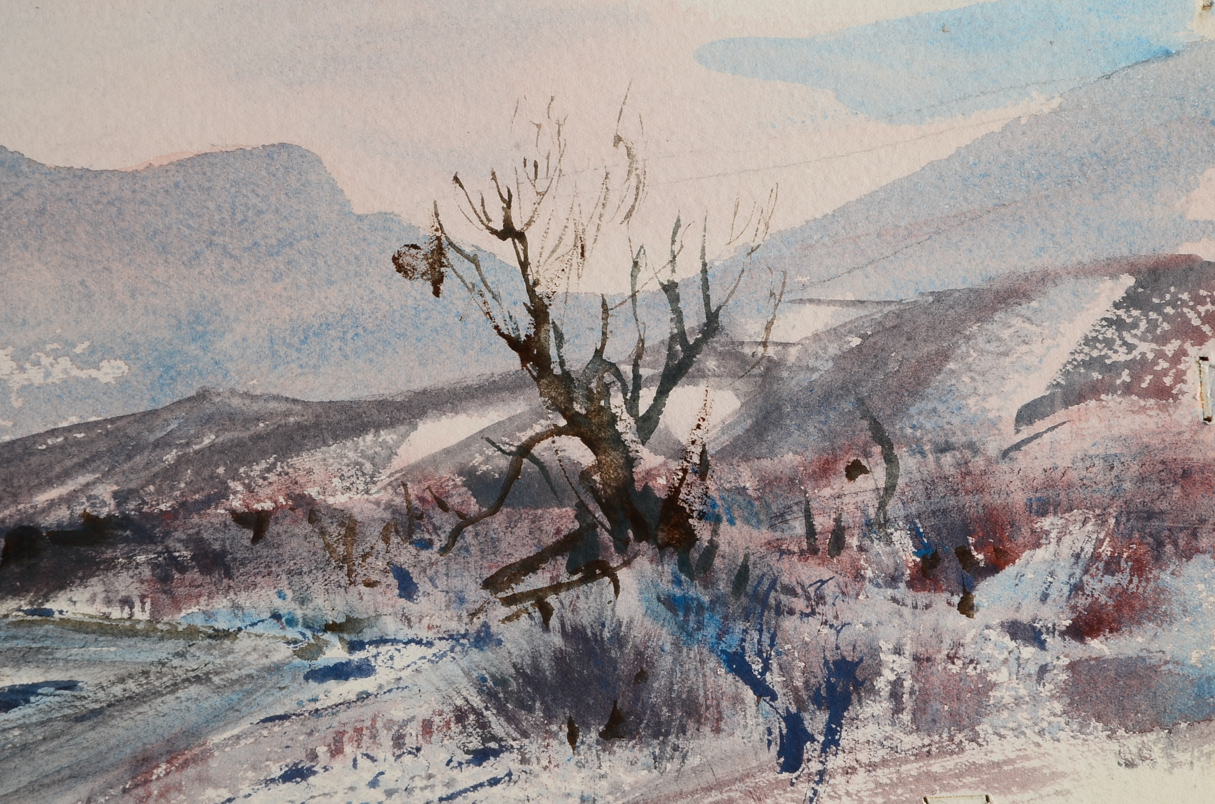 Dr. Wesley Kime Watercolor on Paper