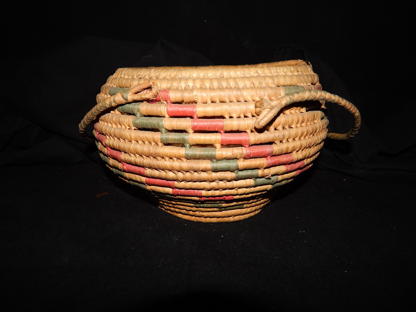 Handled African Woven Basket