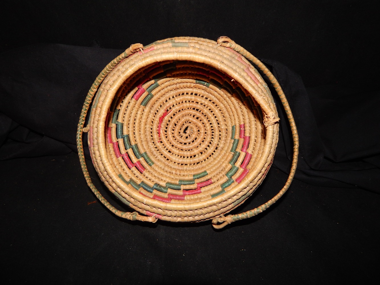 Handled African Woven Basket