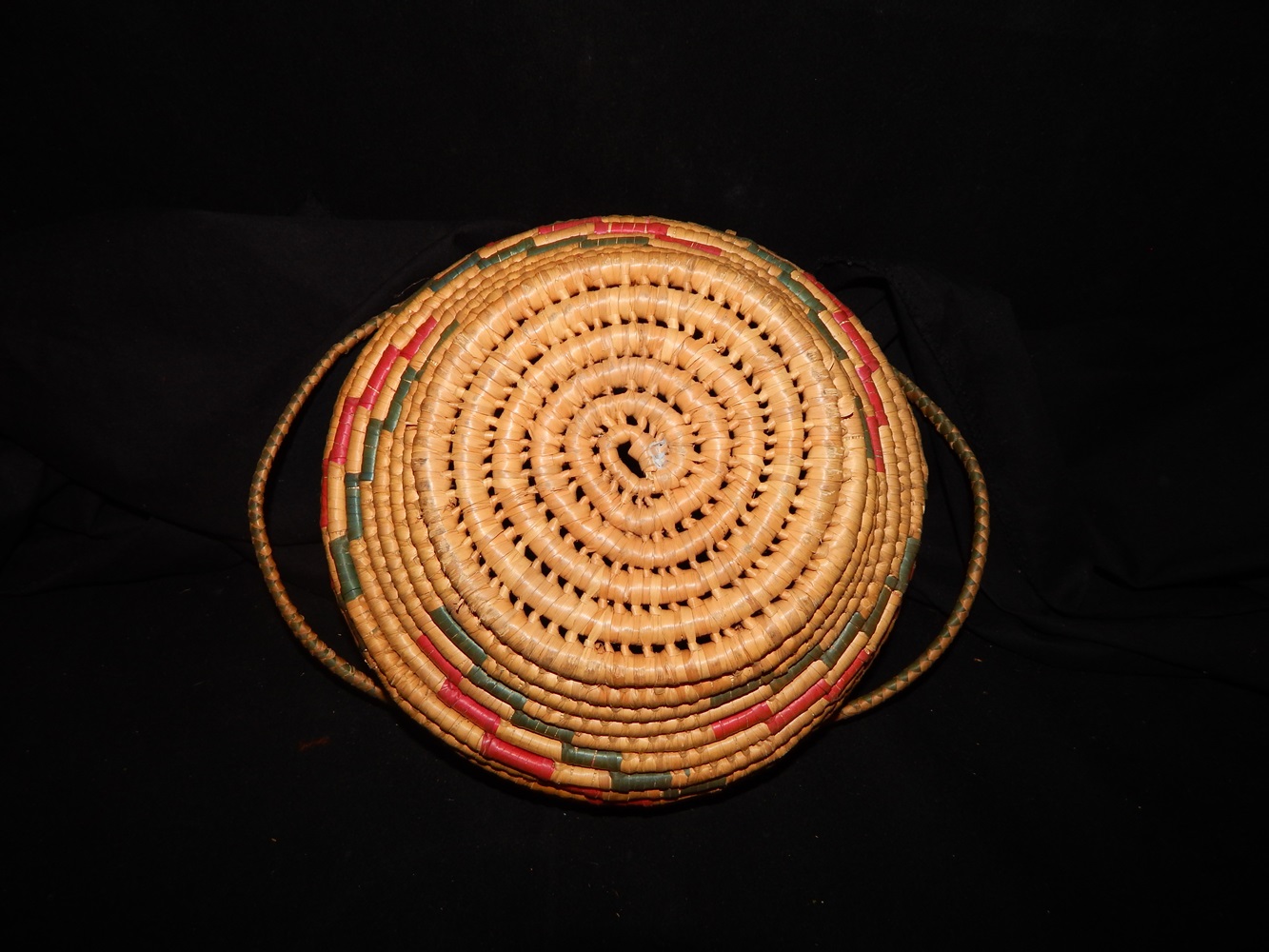 Handled African Woven Basket