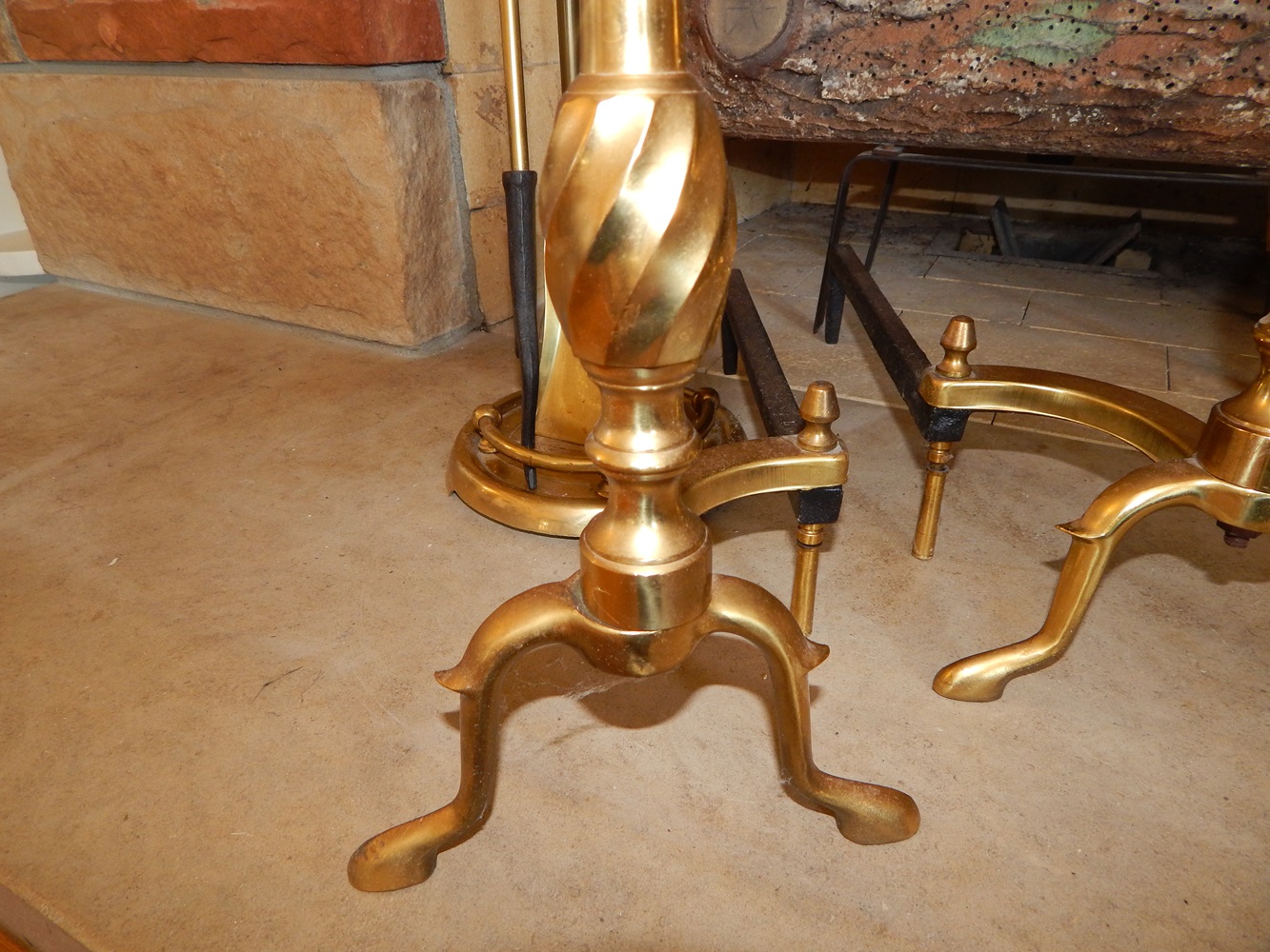 Fireplace Andirons and Tools