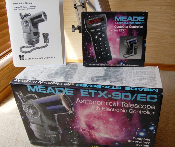 Meade ETX-90EC Astronomical Telescope and Tripod