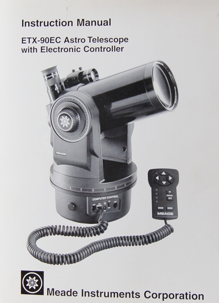 Meade ETX-90EC Astronomical Telescope and Tripod