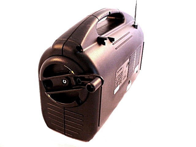 A BayGen "Freeplay" AM/FM Radio with Hand Crank