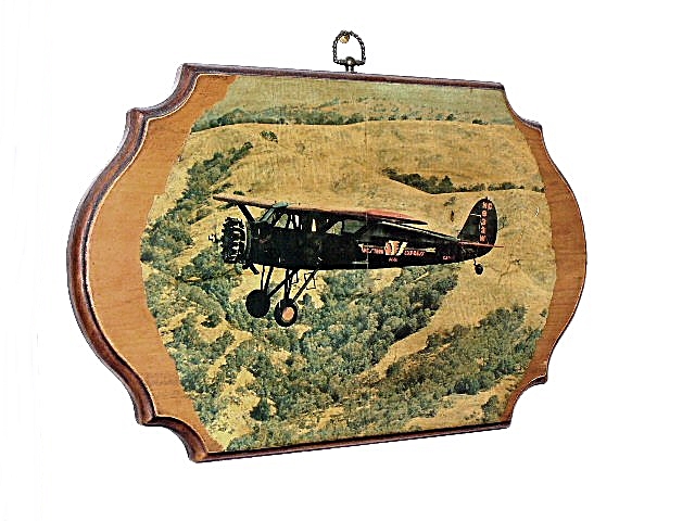 A Plaque, an Unframed Print and an Original Watercolor: All Airplane-Themed