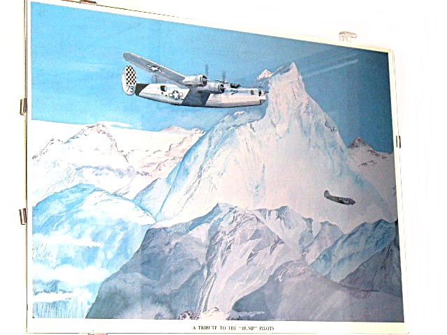 A Plaque, an Unframed Print and an Original Watercolor: All Airplane-Themed