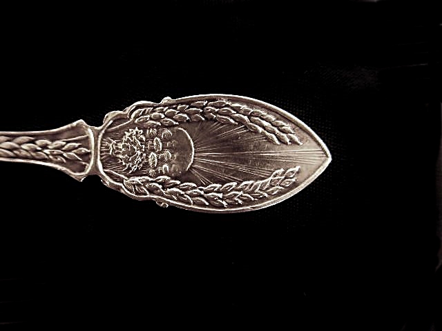 Sterling Silver Commemorative Spoon from Manitoba Engraved "Boissevain"