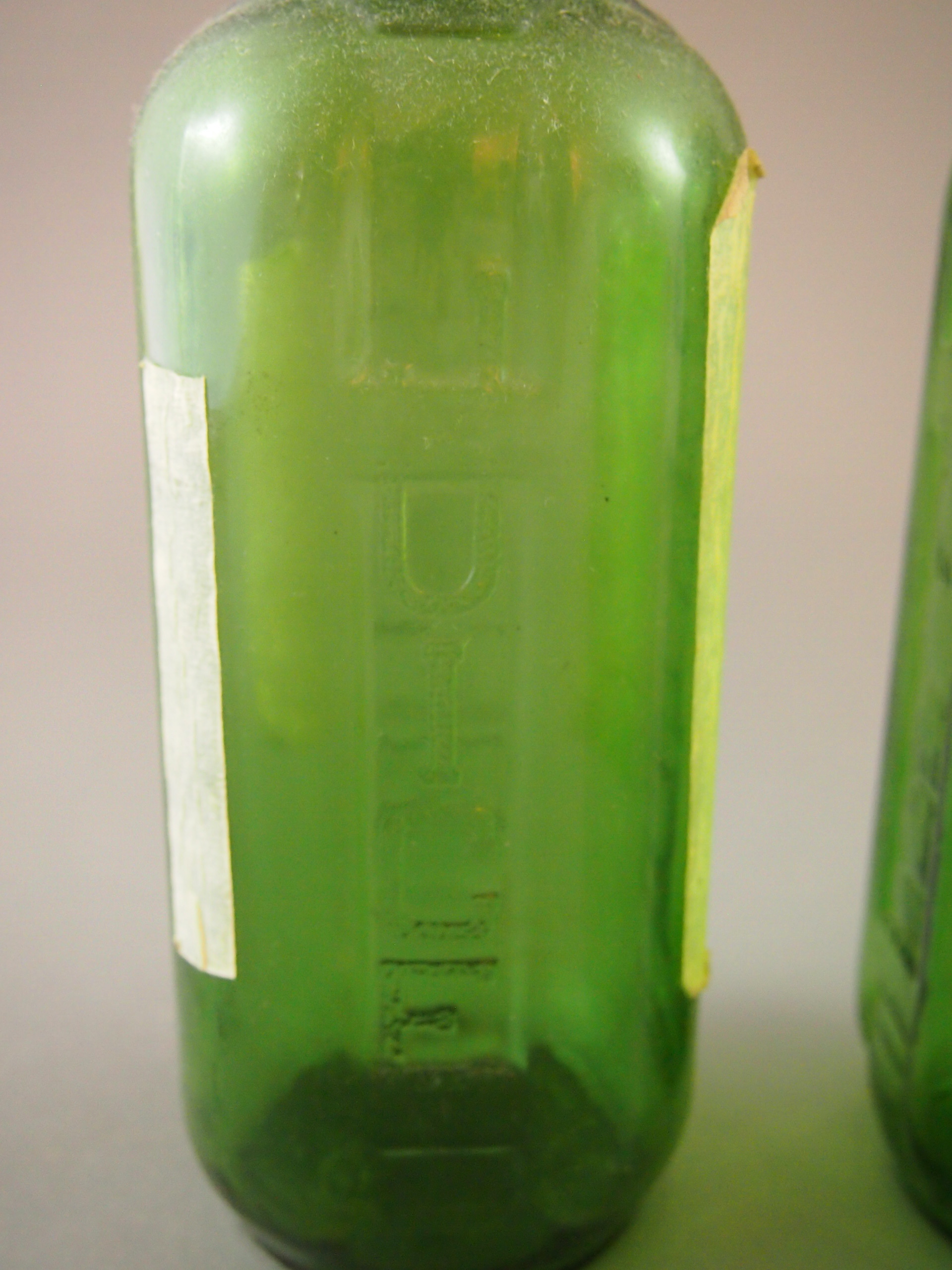 40oz Green Glass Jars