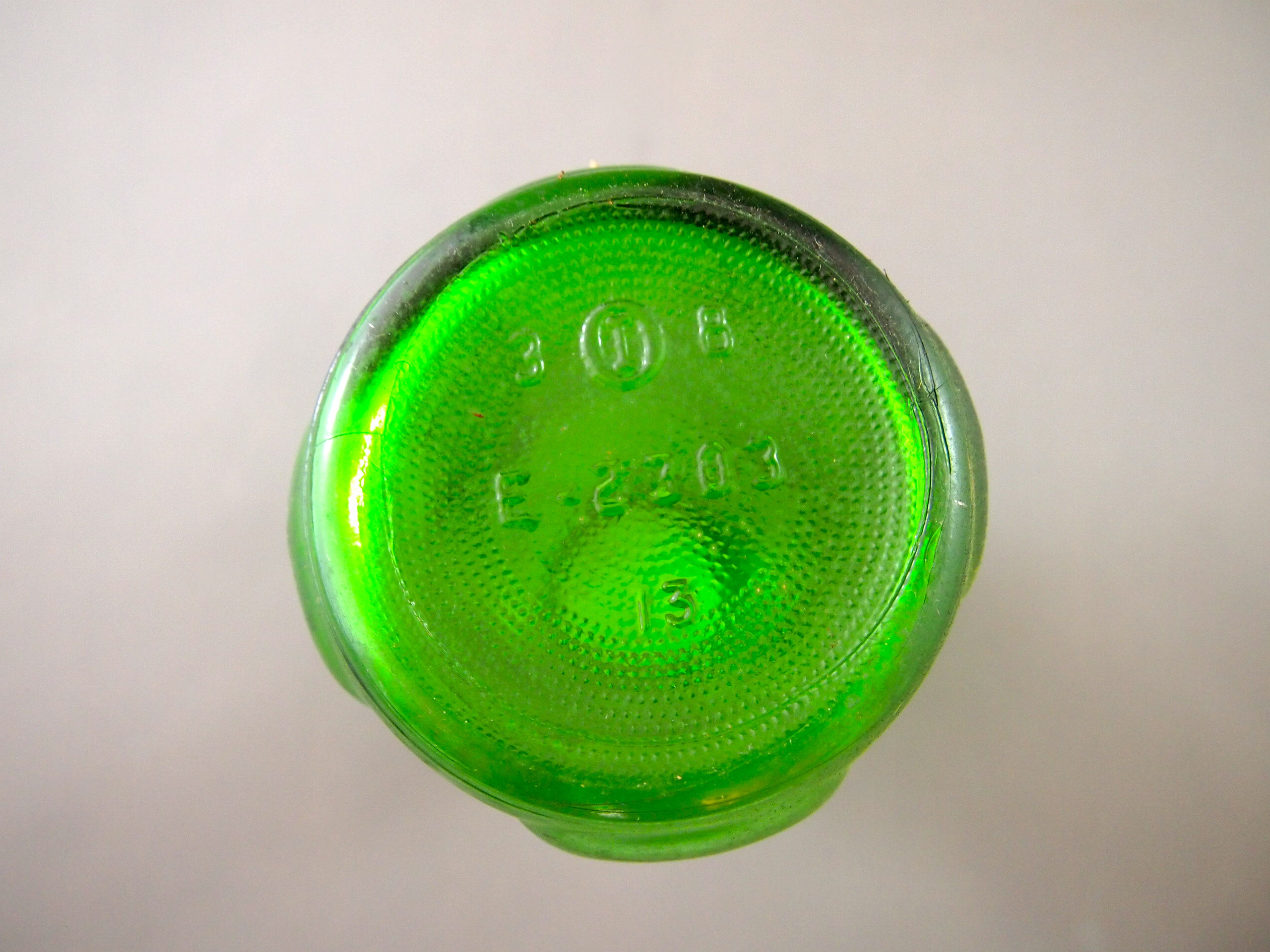 40oz Green Glass Jars