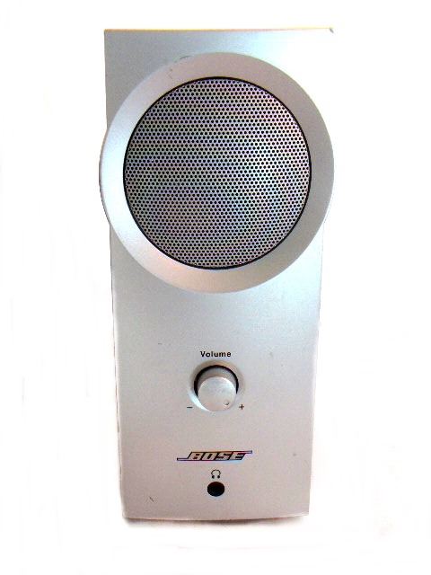 Philips Magnavox 4-Head VHS Player and Two Bose Shelf Speakers