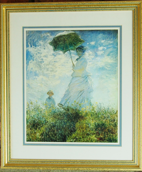 'Woman with a Parasol' by Claude Monet