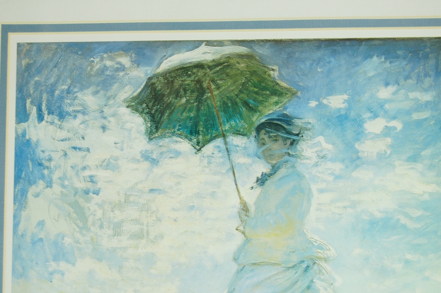 'Woman with a Parasol' by Claude Monet