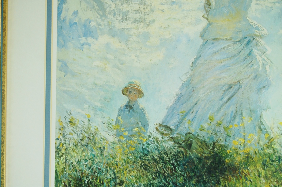 'Woman with a Parasol' by Claude Monet